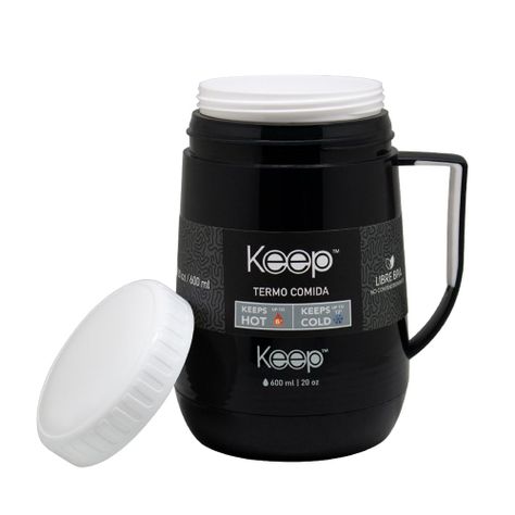 Termo Comida Pp Keep 600 Ml Negro-0