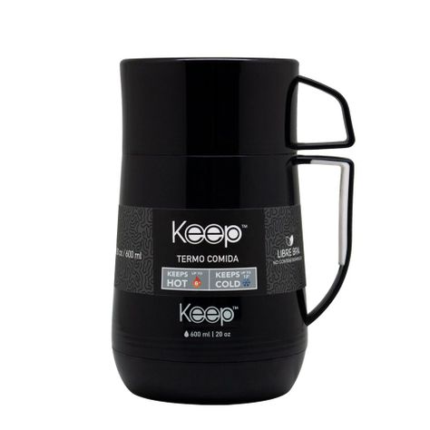Termo Comida Pp Keep 600 Ml Negro-1