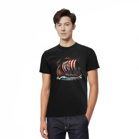 POLERA FLOKI DISEÑO NORDICO VIKINGO COD50-0