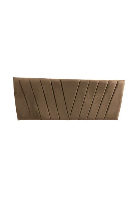 Respaldo Elegante Super King Capitone 200x60 CM Beige Felpa-0