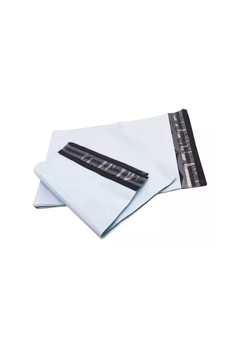 Pack 100 Bolsas Embalaje Courier Autoadhesivo Despacho 35x45 CM Blanca-1