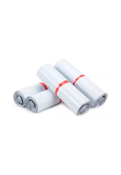 Pack 100 Bolsas Embalaje Courier Autoadhesivo Despacho 35x45 CM Blanca-2