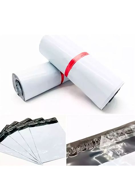 Pack 100 Bolsas Embalaje Courier Autoadhesivo Despacho 35x45 CM Blanca-3