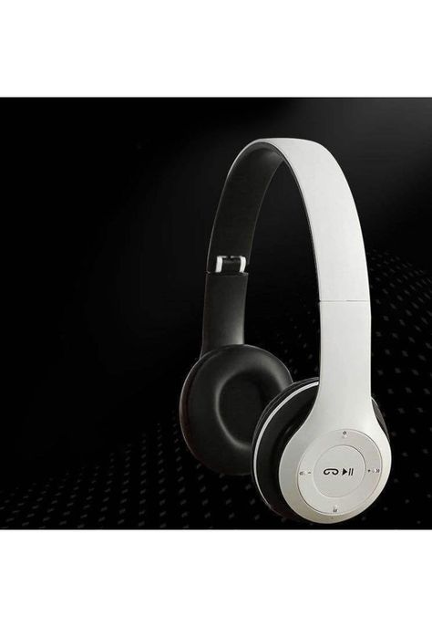 Audífonos Bluetooth Recargable Micrófono FM/TF Blanco-5
