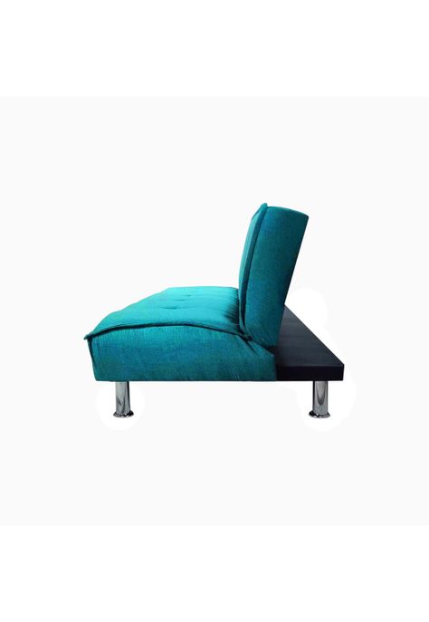 Futón Sofá Cama Ajustable 170x50x40 CM Turquesa-1