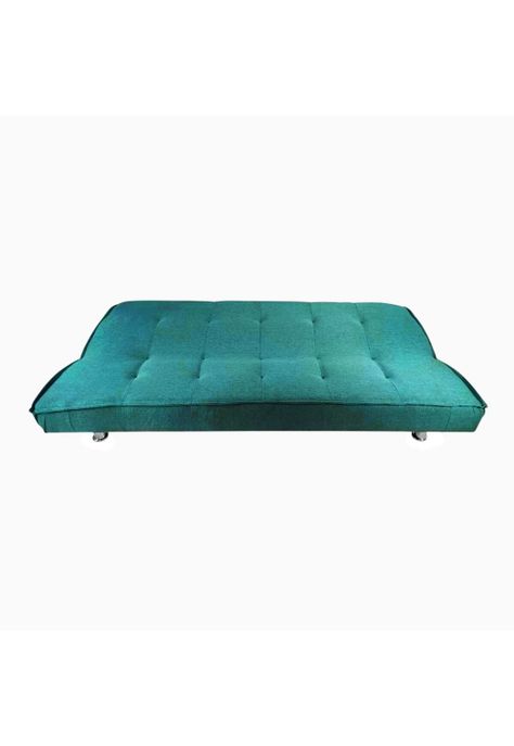 Futón Sofá Cama Ajustable 170x50x40 CM Turquesa-4