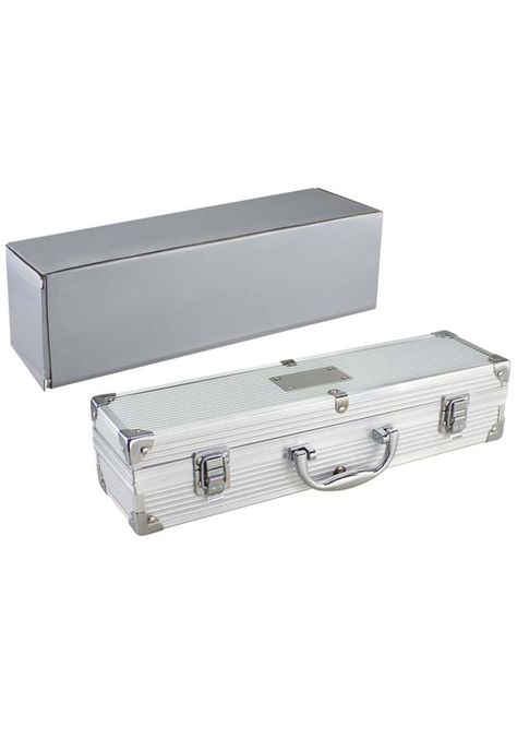 Set Maletín Deluxe Metálico Asado 3 Herramientas-2