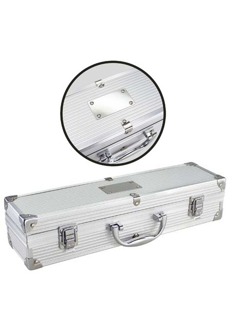 Set Maletín Deluxe Metálico Asado 3 Herramientas-3