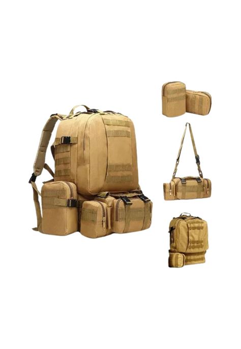 Mochila Táctica Militar Desmontable 50 LT 3 Piezas-3