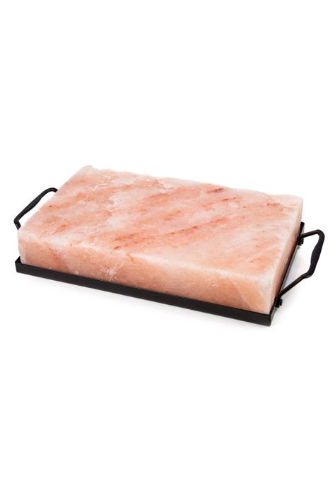 Tabla Sal Himalaya Soporte Metal-0