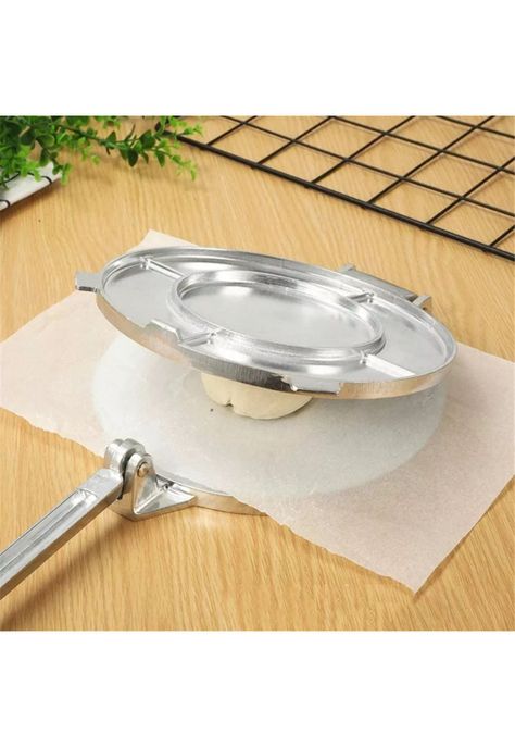 Prensa Tortillas Cocina Acero Inoxidable 20 CM-3