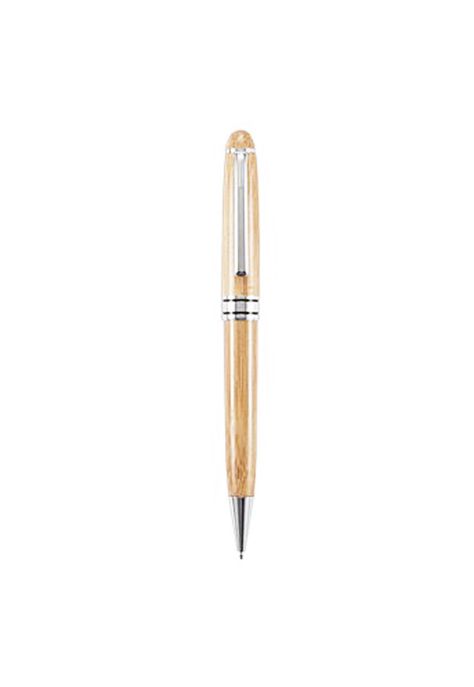 Set Bolígrafo Lápiz Estuche Bambú Deluxe-3