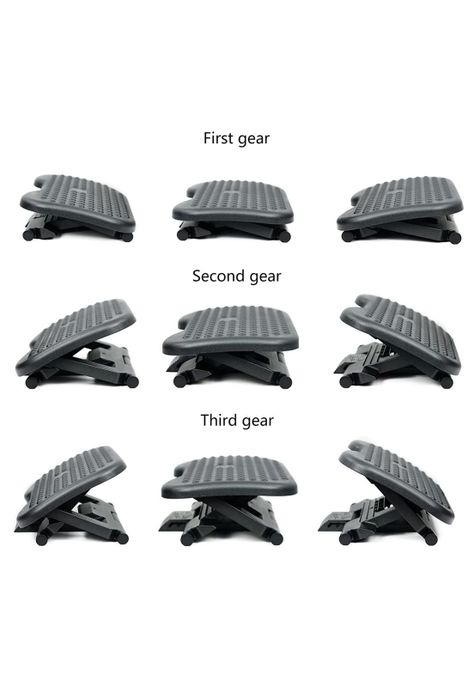 Reposa Apoya Pies Ajustable Ergonómico Relax Trabajo-4