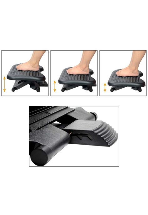 Reposa Apoya Pies Ajustable Ergonómico Relax Trabajo-5
