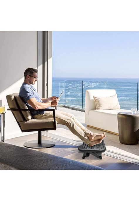 Reposa Apoya Pies Ajustable Ergonómico Relax Trabajo-6