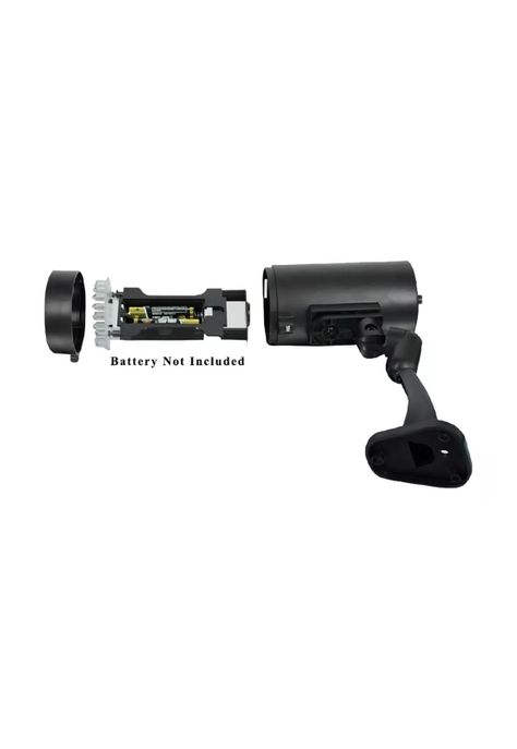 Cámara Seguridad Falsa LED Negra-3