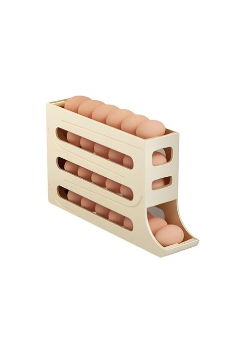 Organizador Portahuevos 4 Niveles 30 Huevos 35,9x7 CM-0