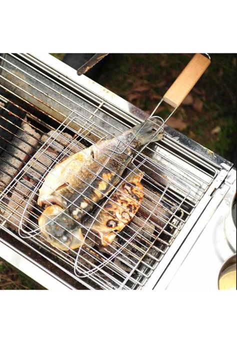 Parrilla Asado Rejilla Metal Mango Madera-1
