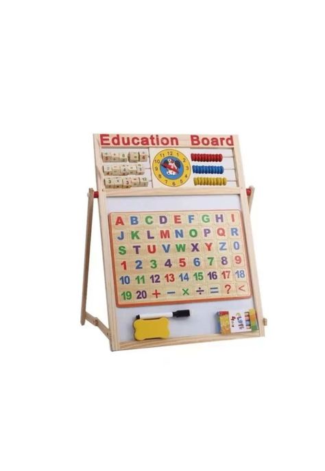 Pizarra Educativa ABC Abaco Multipropósito 44x37 CM-0