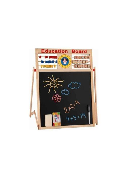Pizarra Educativa ABC Abaco Multipropósito 44x37 CM-2