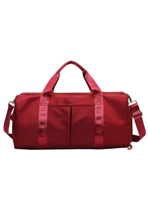Bolso Duffel Viaje Deportivo Gimnasio Fitness 35 LT Rojo-0