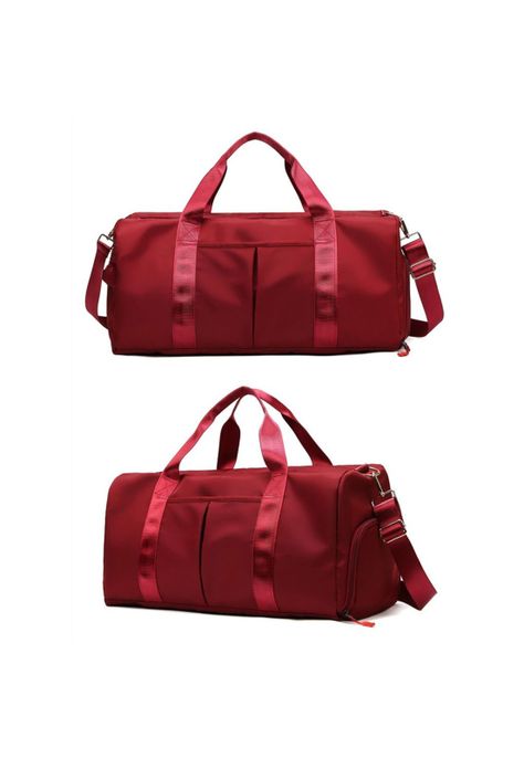 Bolso Duffel Viaje Deportivo Gimnasio Fitness 35 LT Rojo-1