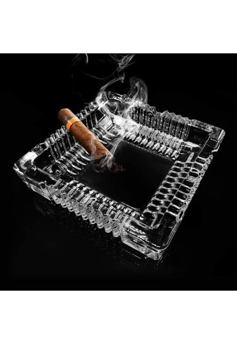 Set 3 Ceniceros Cristal Tallado 14x3 CM-5