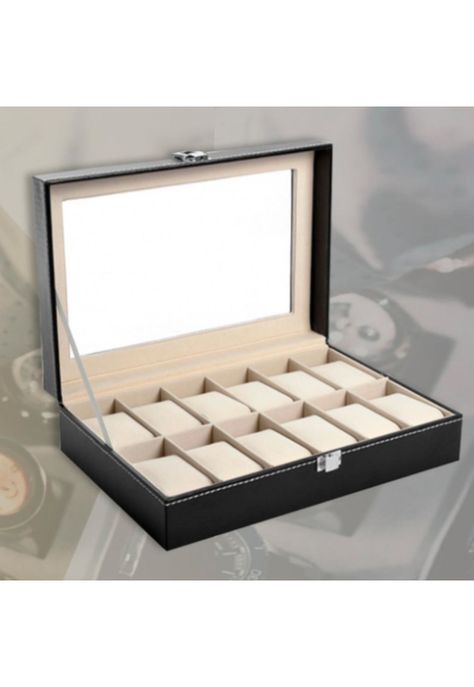 Organizador Reloj Deluxe 12 Relojes-5
