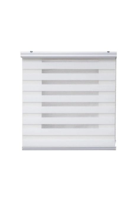 Cortina Roller Persiana Dúo Blanca 60x220 CM-0