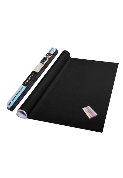 Pizarra Pared Adhesiva 200 CM x 45 CM Negra-0