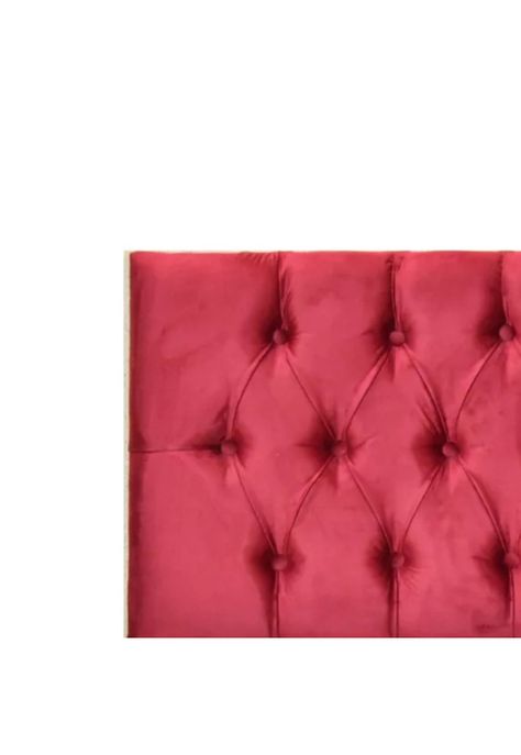 Respaldo Elegante King Capitone 180x60 CM Burdeo Felpa-1
