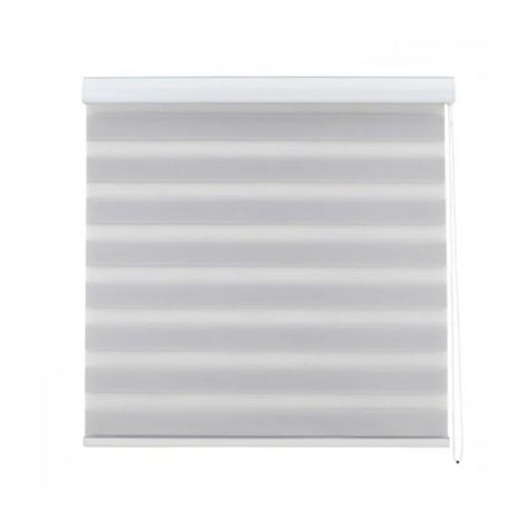 Cortina Roller Persiana Dúo Gris 120x220 CM-1