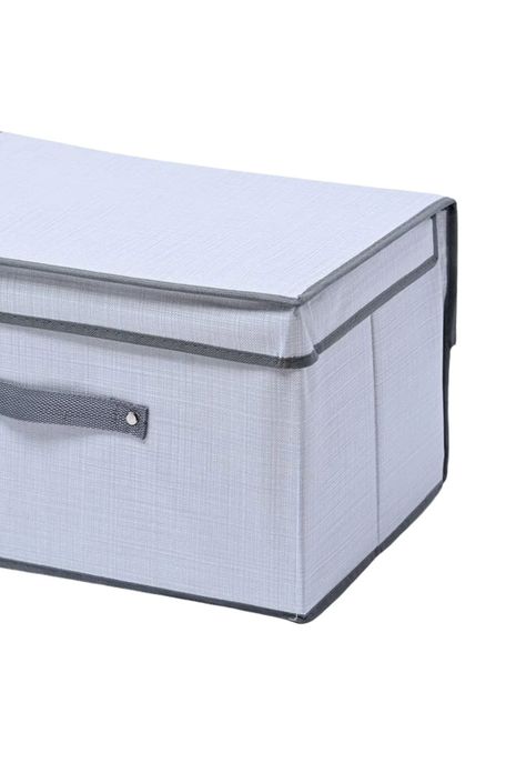 Caja Organizadora Multiuso Hogar 50x40x30 CM Gris-2