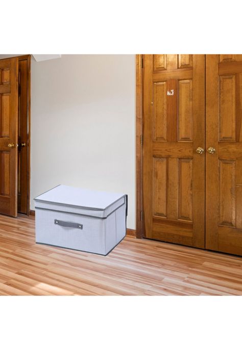 Caja Organizadora Multiuso Hogar 50x40x30 CM Gris-4