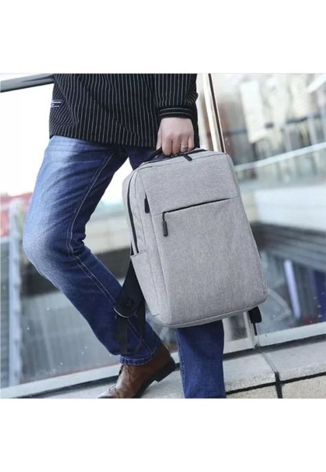 Mochila Notebook 15 USB 35 LT Gris-4
