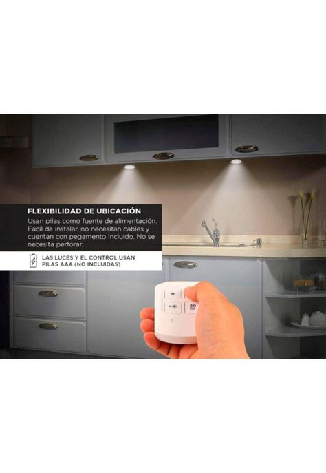 Lámpara Luz LED Control Remoto Batería-5