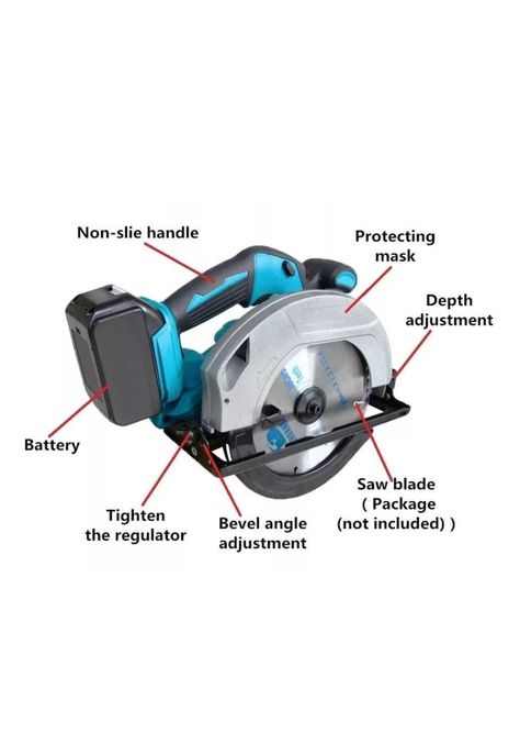 Sierra Circular 165/185 MM DHS 680/780 3800 RPM Batería 18-20 Volt Lxt-6