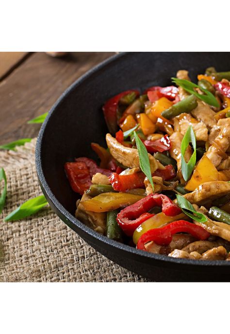 Wok Sartén Acero Mango Madera 29 CM-3