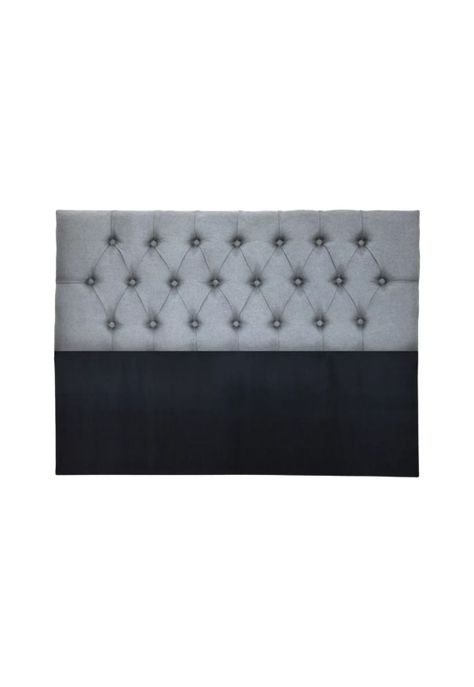 Respaldo 2 Plazas Piso Capitone Premium 150x140 CM Gris Claro Lino-0