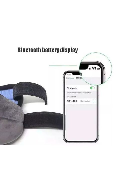 Antifaces Auriculares Inalámbricos Bluetooth Dormir-4