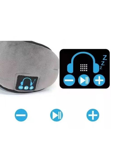 Antifaces Auriculares Inalámbricos Bluetooth Dormir-5
