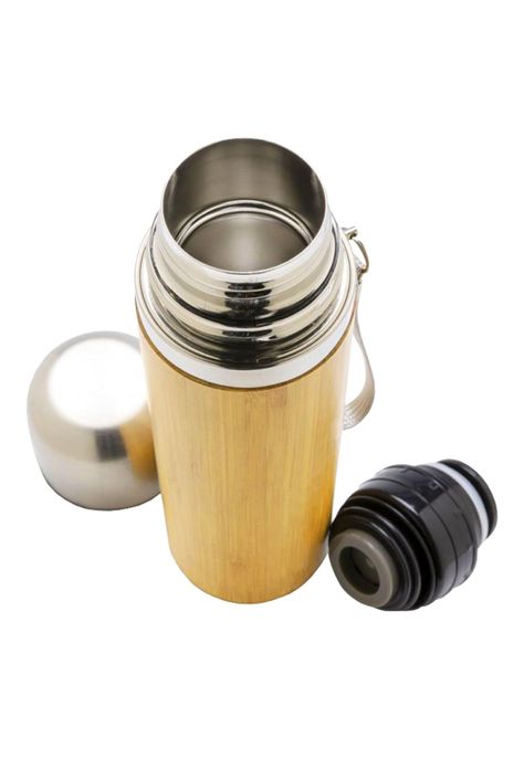 Termo Bambú Acero Inoxidable 430 ML-3