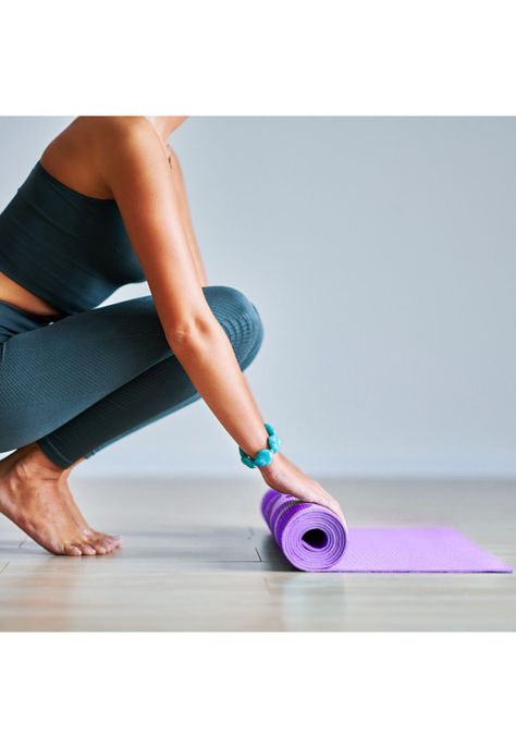 Mat Alfombrilla Yoga Pilates Ejercicio 8 MM Morado-6