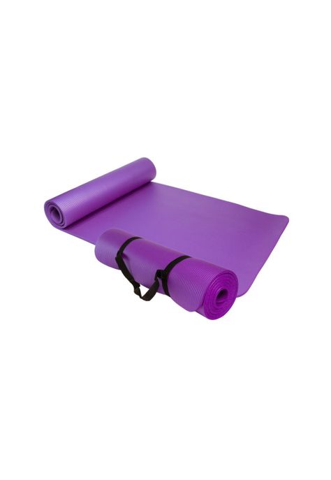 Mat Alfombrilla Yoga Pilates Ejercicio 8 MM Morado-3