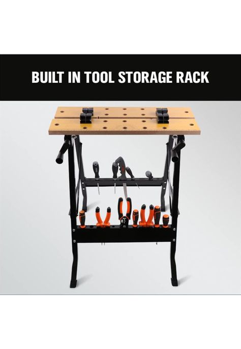 Mesa Banco Trabajo Portátil 60 CM 150 KG-4