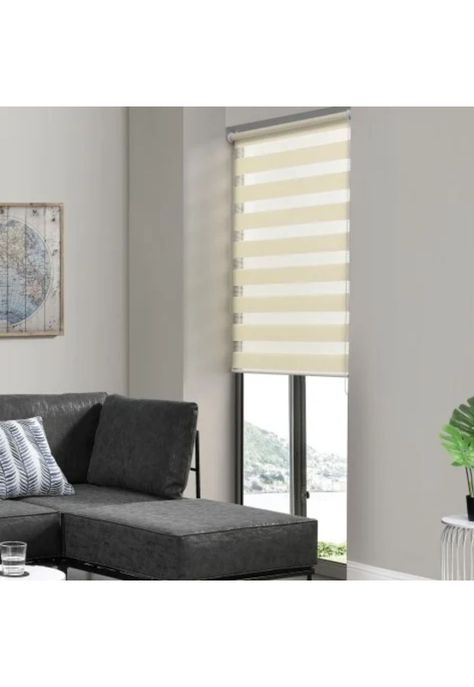 Cortina Roller Persiana Dúo Beige 200x220 CM-3