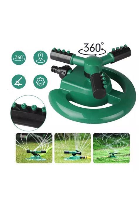 Aspersor Agua Jardín Giratorio 360° Automático-3