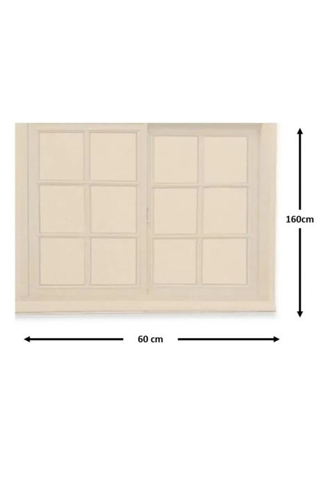 Cortina Roller Rustica Deluxe 60x160 CM Beige-1