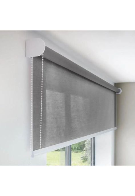 Cortina Roller Rustica Deluxe 80x160 CM Gris-4