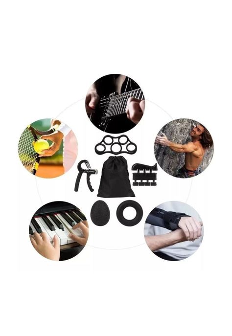 Kit Ejercitador Fortalecedor Manos 5 Piezas Ajustable-6